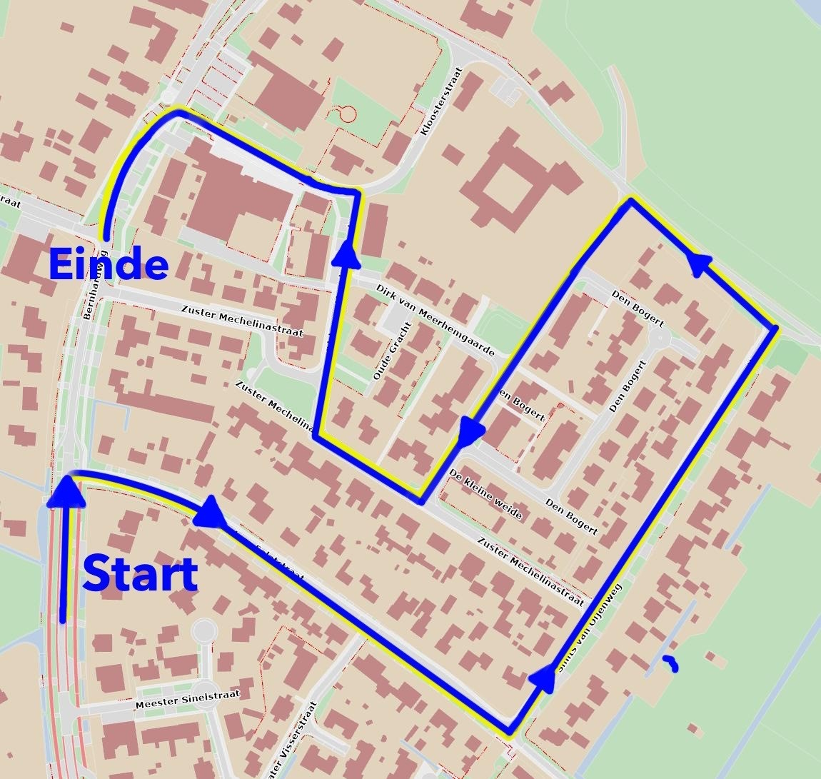 Route Oijense Carnavalsoptocht